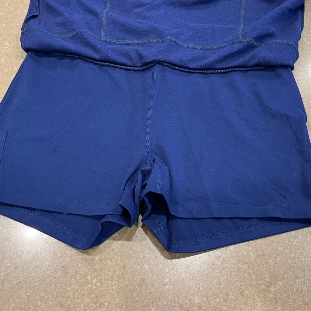 NWT Green Tea navy blue SKORT. - Picture 3 of 7